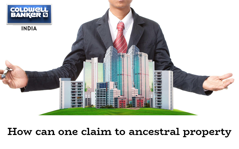 How can one claim to the ancestral property